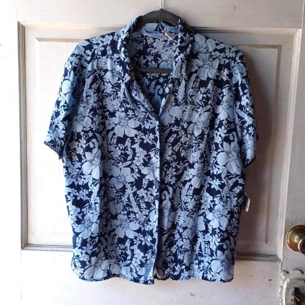 Jacklyn Smith Collection Sheer Blouse size 18